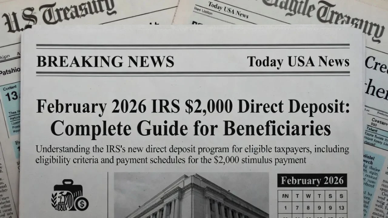 IRS $2,000 Direct Deposit February 2026